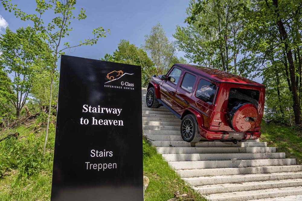 Mercedes-Benz G 350 w terenie